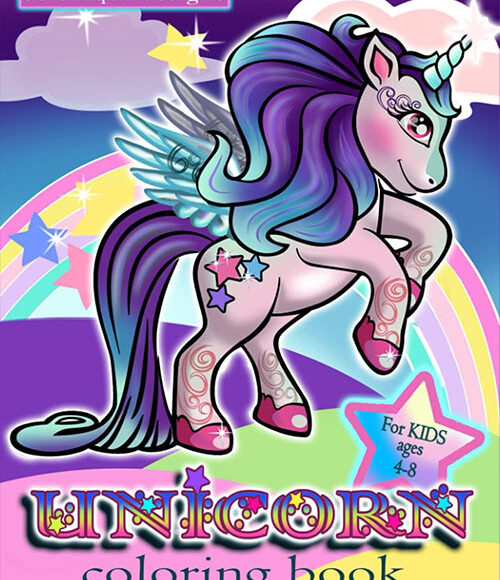 unicorn coloring book for kids ages 4 8 unicorn coloring book for girls 4 8 1 jpg 500x580