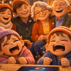 Family happy without wifi